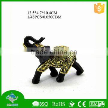 Home decoration custom lovely elephants traditional resin craft