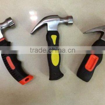 British type small claw hammer mini claw hammer with firbergalss handle