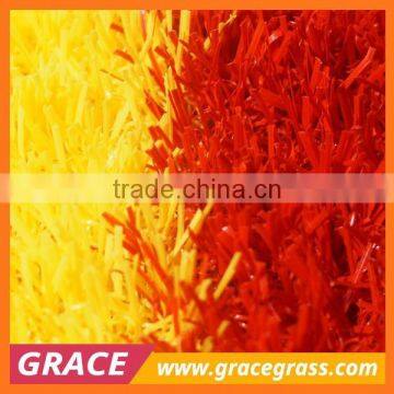 25mm PE Monofilament Purple Color Synthetic Turf Grass for School photo-5