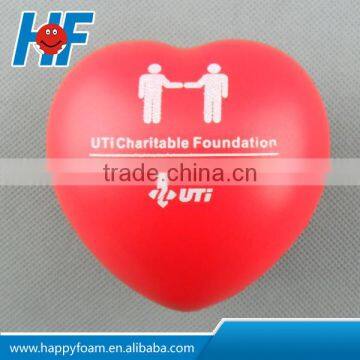 Red Heart Shape pu Anti Stress Squeeze Reliever Ball Toy photo-5