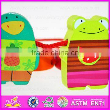 2015 Wooden Happy Threading Toys for Kids,Children DIY Hand Threading Toy,Threading Educational Kids Wooden Blocks Toy W11E041 photo-6