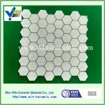 Hexagonal Alumina Ceramic Lining Mosaic photo-4