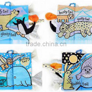 New Born Baby Infant Developmental Soft Animal Cloth Book photo-3
