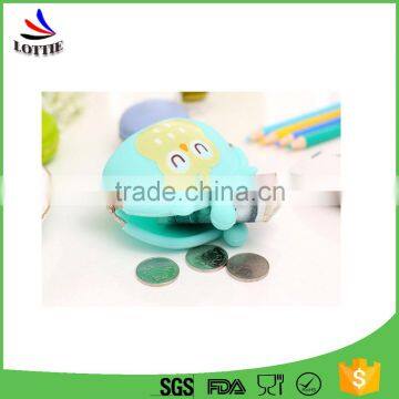 Fashion Promotion Lovely Silicone Rubber Pocket Coin Purse photo-2