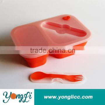 Storage Box Eco Friendly Silicone collapsible fda indian food containers