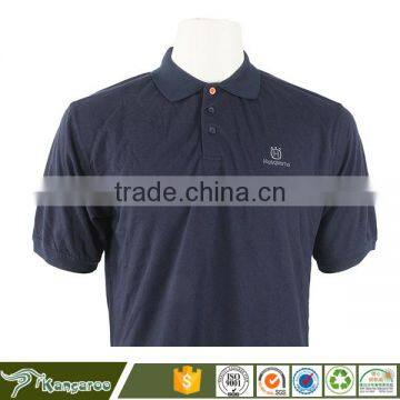 Custom Made Worker Dark Blue Polo t Shirt Factory photo-4