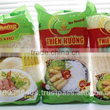 "Vi HUONG" QUALITY PLAIN RICE NOODLES 500g - Thien Huong Food JSC