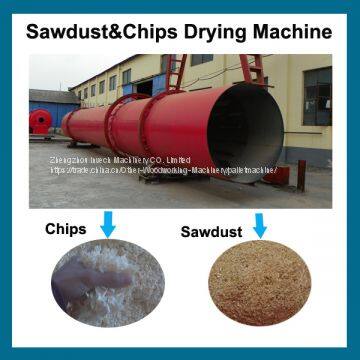 rotary sawdust drying machine