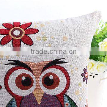 Decorative Pillowcase Capa de Almofadas Owls Linen Vintage Cushion Sofa Throw Pillows Cojines Cushions Home Decor photo-4