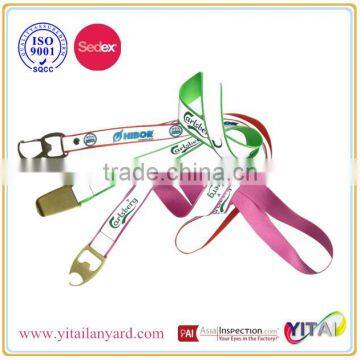 2015 Promotional Lanyard with Bottle Opener