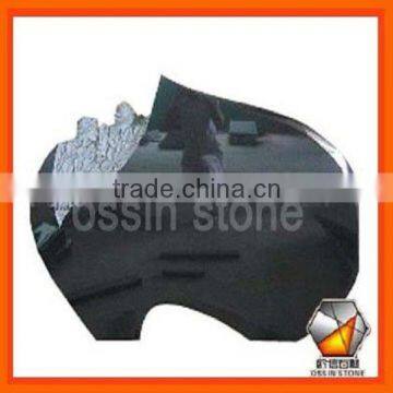 Black Granite Tombstone