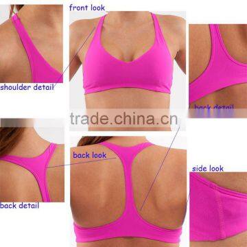 Newest fitness bra Yoga wear gym bra for training quality garment