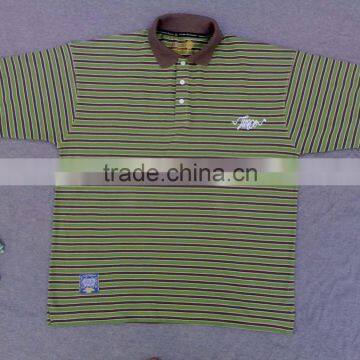 MENS YARN DYED PIQUE POLO SHIRT