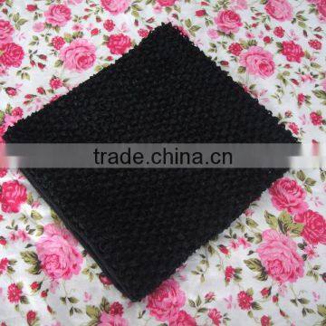 9" Wide Elastic Handmade Plain Crochet Headband for Baby Tutu Tops photo-5