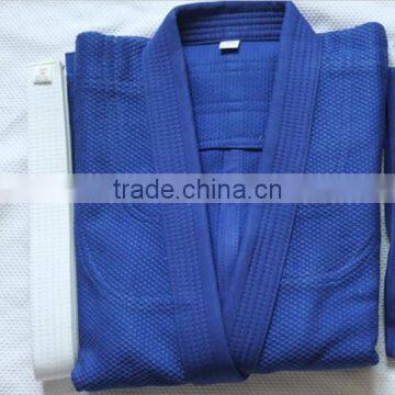 Martial Arts Judo Uniforms 100% Cotton Blue Judo gi Fabric Sale photo-2