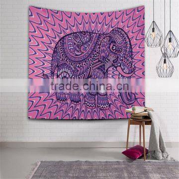 Wholesale Hot Sale Amazon Wall Tapestry Beach Towel Elephant and Starry Sky Digital Print Tapestry photo-3