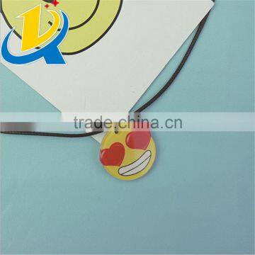 Wholesale Best Quality Black Rope Fashion Emoji Necklace photo-6