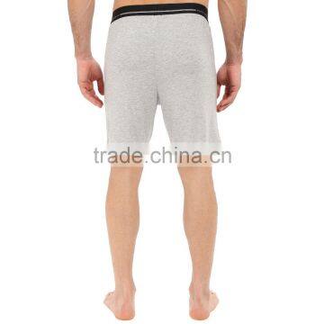 Grey Wholesale Plain High Quality Mens Sweat Shorts photo-2