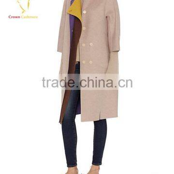 New Design Mongolian Women Cashmere Coat photo-2