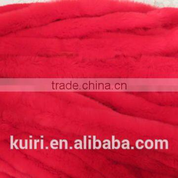 Wholesale Price Rea Fur Trim For Shoes / Rex Rabbit Fur Trimming For Garment photo-5