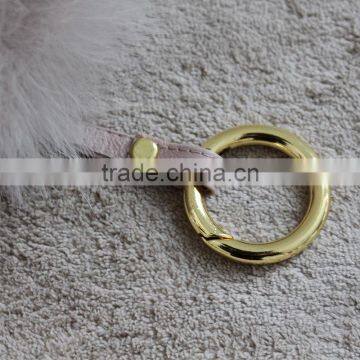 Myfur Fashion Design Factory Wholesale Fox Fur Pompoms Keychain Lovely Keychain With Fur photo-2