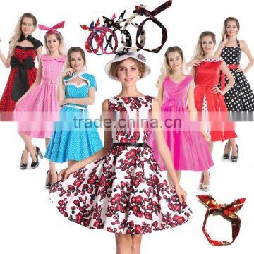 Pinup Swing Evening Party Wedding Prom Rockabilly 50s Vintage Dress photo-4