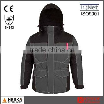 Safety Workwear Mens Waterproof Winter Jacket Custom Parka photo-2