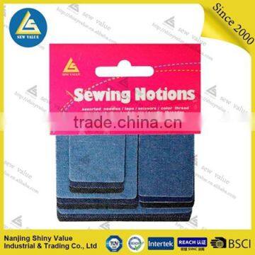 Assorted sizes manufacturer supply high quality iron on patches for jeans