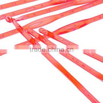 10PCs Acrylic Crochet Hook 4mm US 6 UK Size 8, 13.8cm Long photo-3