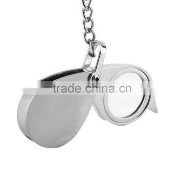 Free Hot Selling New Design Portable 8X Folding Key Ring Magnifier With Key Chain Daily Magnifying Tool EA photo-4