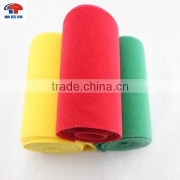 100% Polyester Colored Fabric Loop Thin and Soft For Comfortable Use