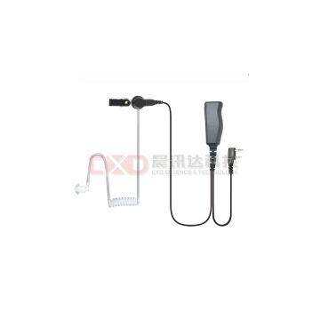 Audio Mic Surveillance Kit portable one wire earpiece for two way radio (AC-1625)