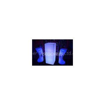 RGBW Wireless Highboy Led Bar Table Disco Bar Club illuminated Furniture