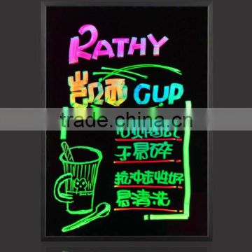 Outdoor&indoor LED writing board for sales/ high quality advertising board