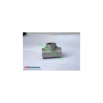 ISO4144 Standard 150lb stainless steel Equal Tee BSP THREAD