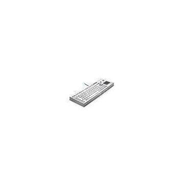 Customzied 67 Keys Kiosk Metal Keyboard With Touch Pad  , Compact Format Keyboard