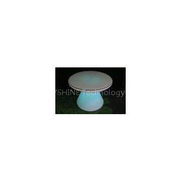 Colorful Appealing Round LED Pub Table With Lithium Battery For Disco / Cinema