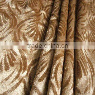 100%polyester brushed woven velvet fabric