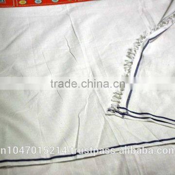 Hand woven white table cloth