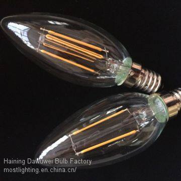 C35 LED Filament Bulb 2Вт/4Вт/6Вт с патроном E14/E27/B22