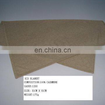 China Super soft Plain Knitted cashmere baby blankets