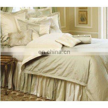 wholesale plain silk stain bedding set--printed fabric