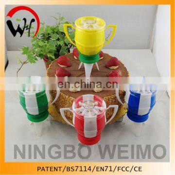 party fountain soccer trophy cake decorative candle
