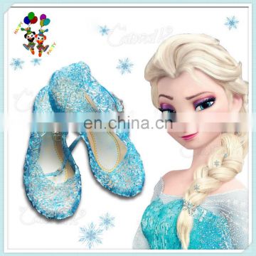 Cheap Party Costume Girls Elsa Fancy Dress Shoes HPC-2451