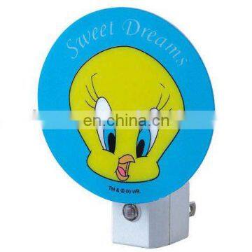 Night light with cartoon ball picture custom designed