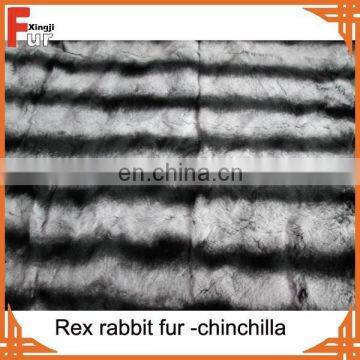 Genuine Animal Fur Rex Chinchilla