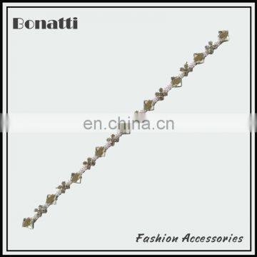 exquisite crystal chain trimming for women garment