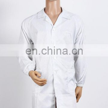 WHITE ANTISTATIC COAT