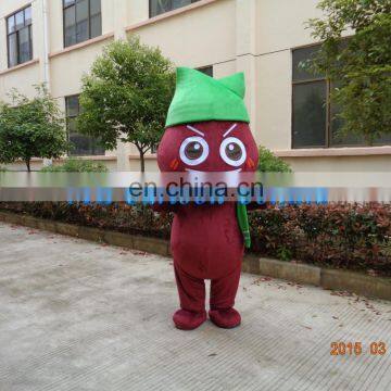 Hottest soft plush coffee mascot cartoon costume for business promotion