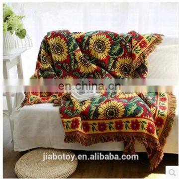 Adults blanket COIR BLANKET Custom Logo Full Size and Woven Technics throw blanket